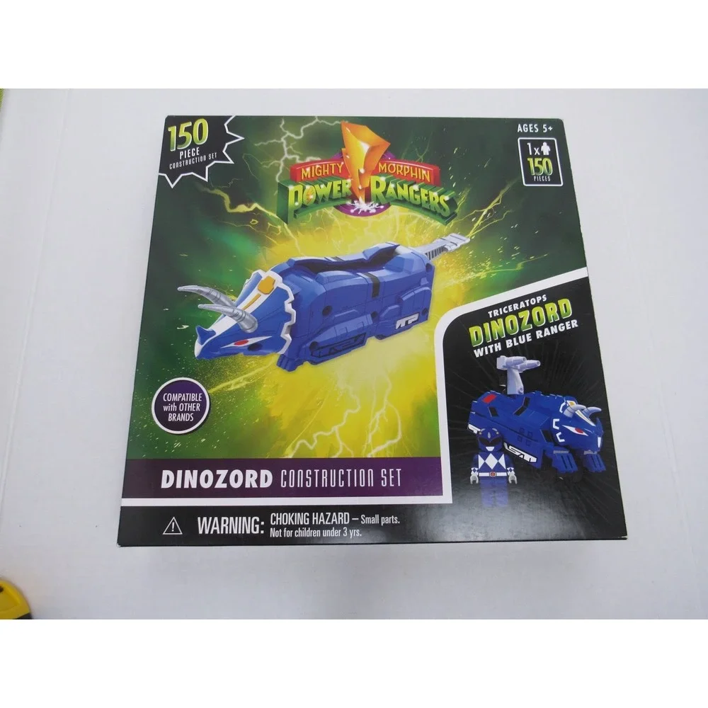Hasbro Mighty Morphin Power Rangers Dinozord Construction Set Blue Ranger